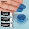 Face & Body Glitter - Blue, Hair Glitter Gel, 6 Shapes Festival Makeup Glitter for Face, Hair & Body